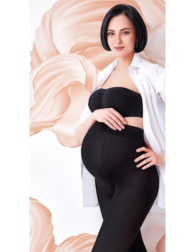 Памучен чорапогащник за бременни Mama 200 cotton