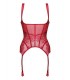 Корсет с жартиери K2395 red Корсет с жартиери K2395 red