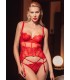 Корсет с жартиери K2395 red Корсет с жартиери K2395 red