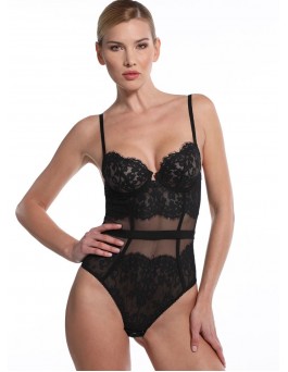 Елегантно боди H2291 black