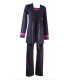 Изискана дамска пижама от 3 части 530 black Изискана дамска пижама от 3 части 530 black