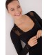 Дамска термо блуза от Ysabel Mora 70039 черна Дамска термо блуза от Ysabel Mora 70039 черна