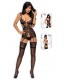 Корсет с жартиер и прашки Peyton chemise black Корсет с жартиер и прашки Peyton chemise black