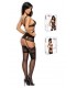 Корсет с жартиер и прашки Peyton chemise black Корсет с жартиер и прашки Peyton chemise black